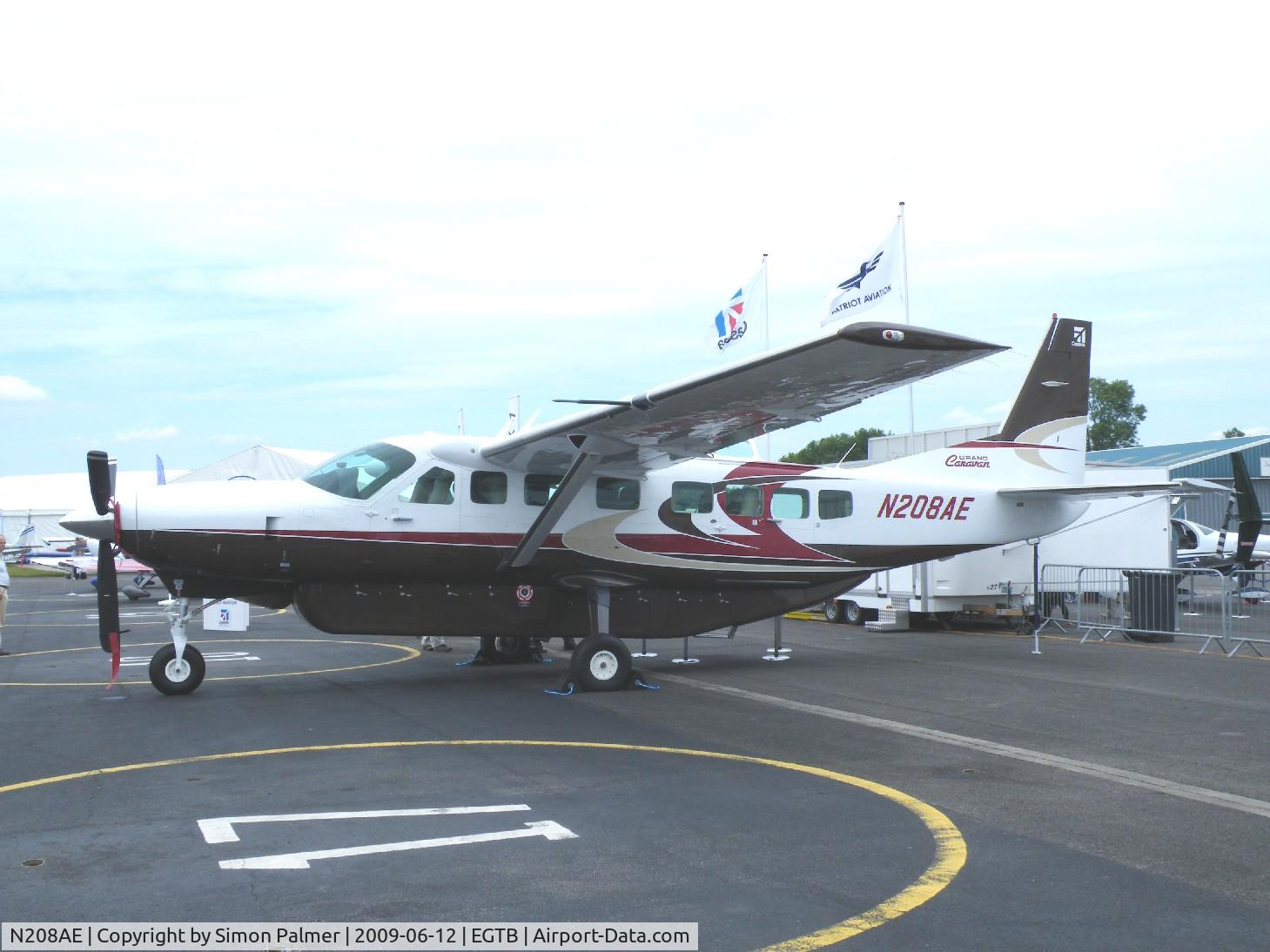 N208AE, 2009 Cessna 208B Grand Caravan C/N 208B2094, Cessna 208 exhibited at Booker