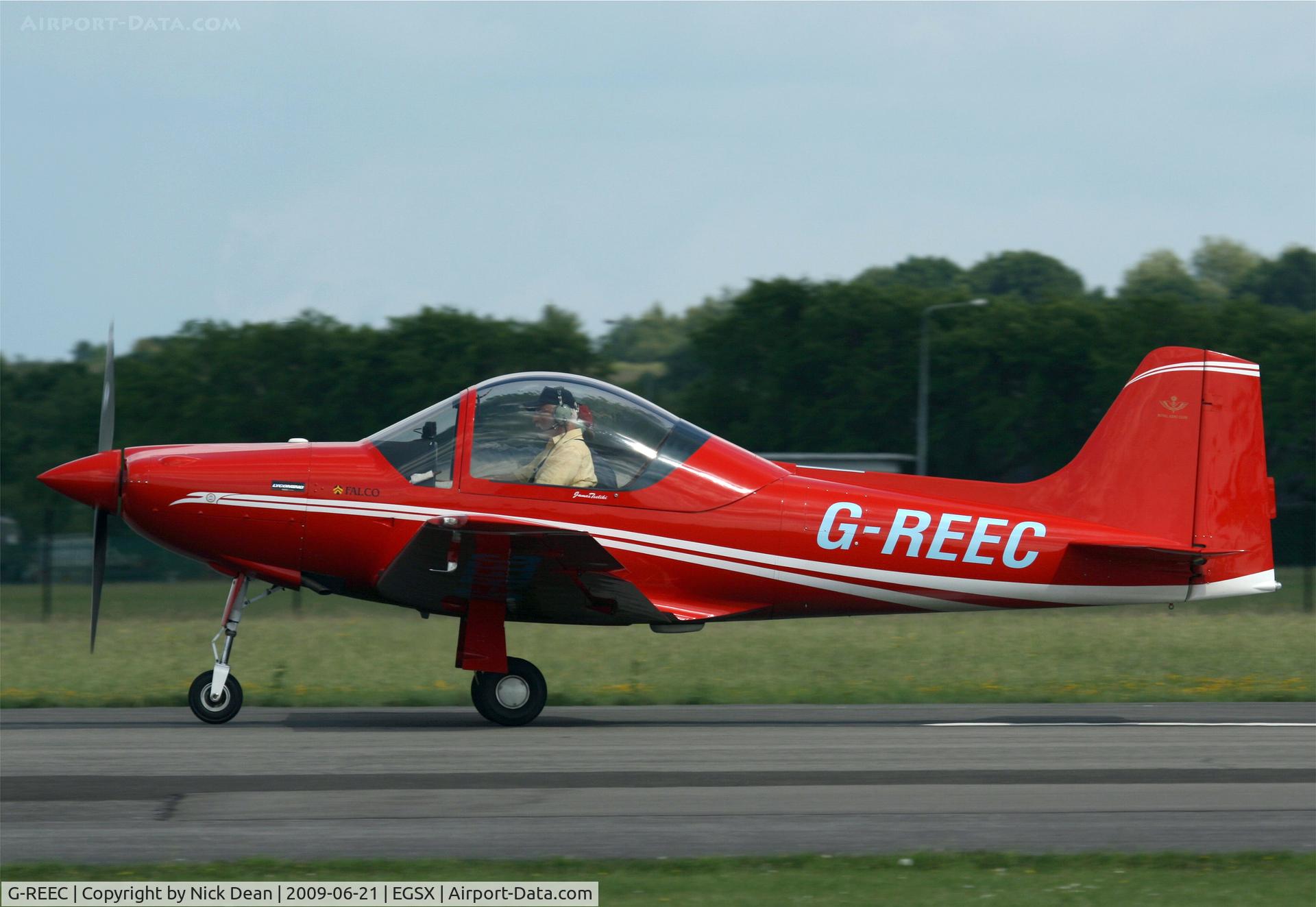 G-REEC, 1991 Sequoia F-8L Falco C/N 654, EGSX