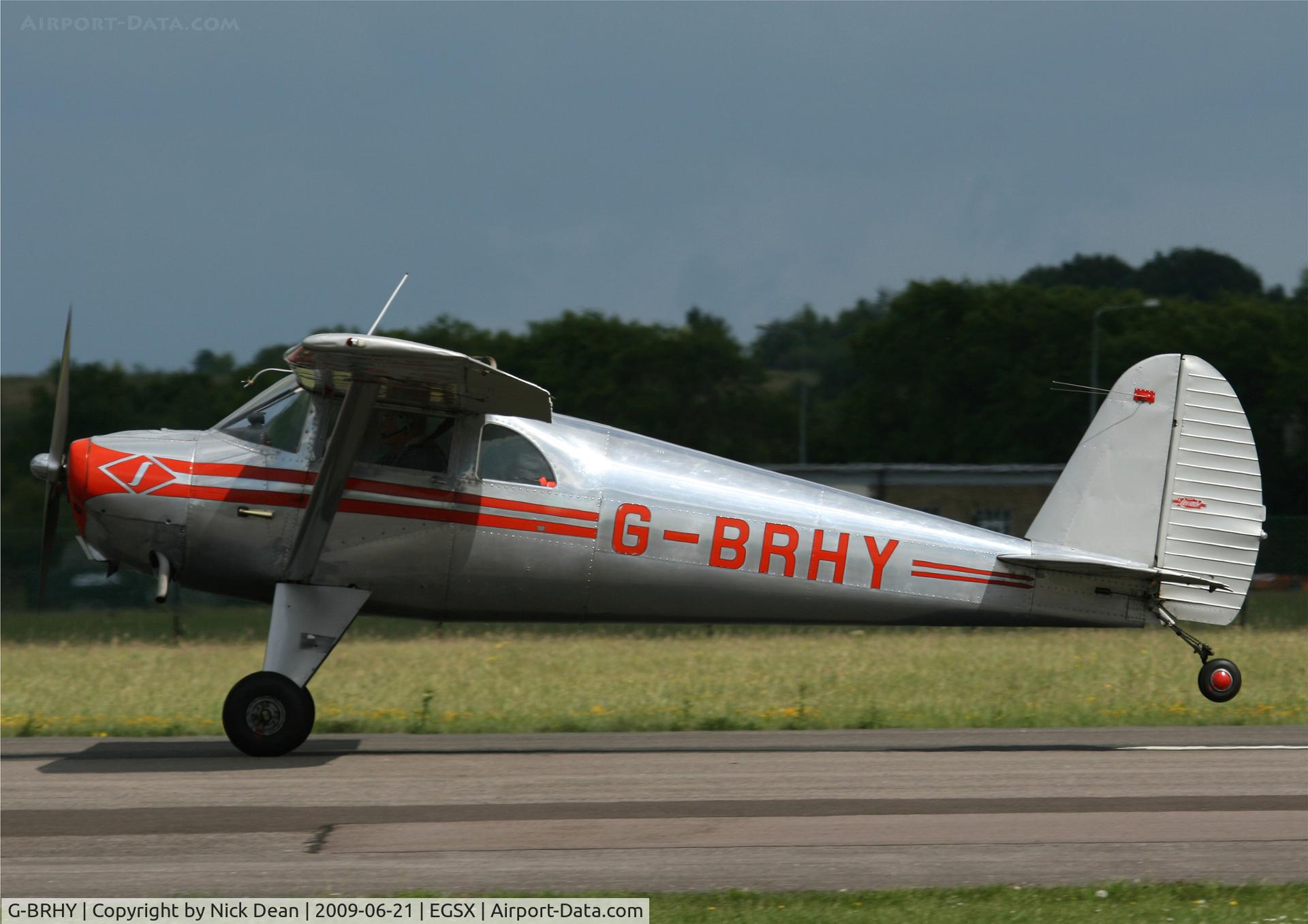 G-BRHY, 1947 Luscombe 8E Silvaire C/N 5138, EGSX