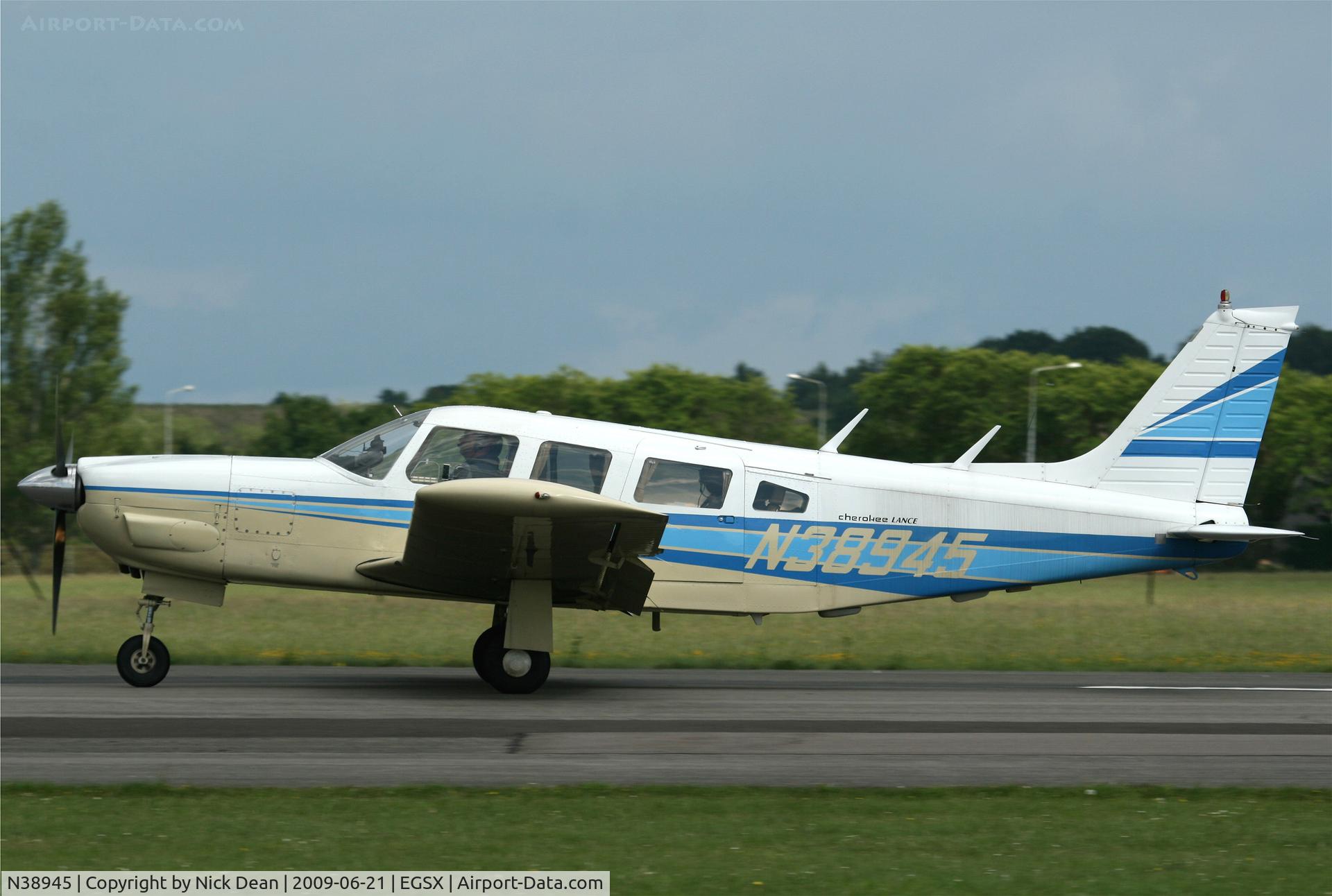 N38945, 1977 Piper PA-32R-300 Cherokee Lance C/N 32R-7780490, EGSX