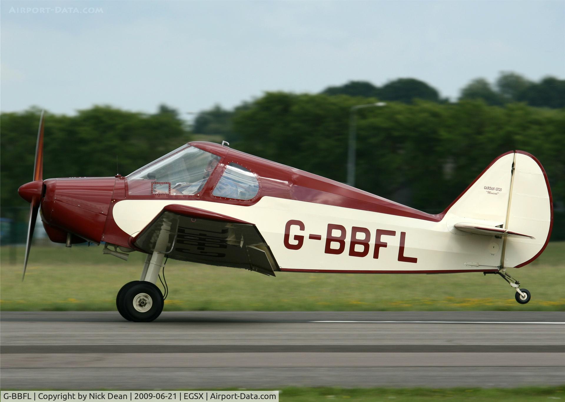 G-BBFL, 1960 Gardan GY-201 Minicab C/N 21, EGSX