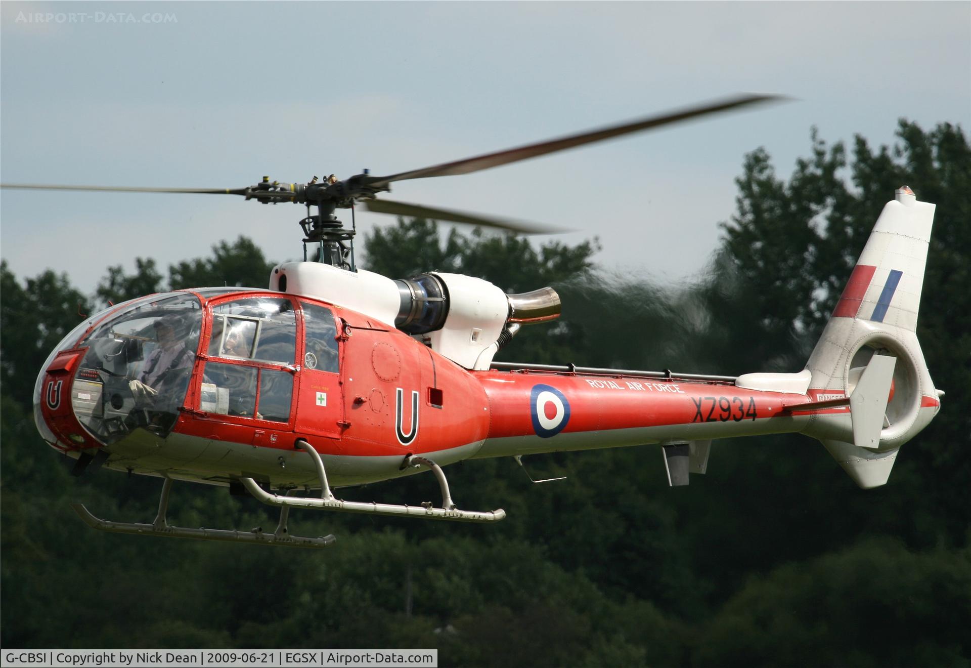 G-CBSI, 1978 Westland SA-341D Gazelle HT3 C/N WA1736, EGSX