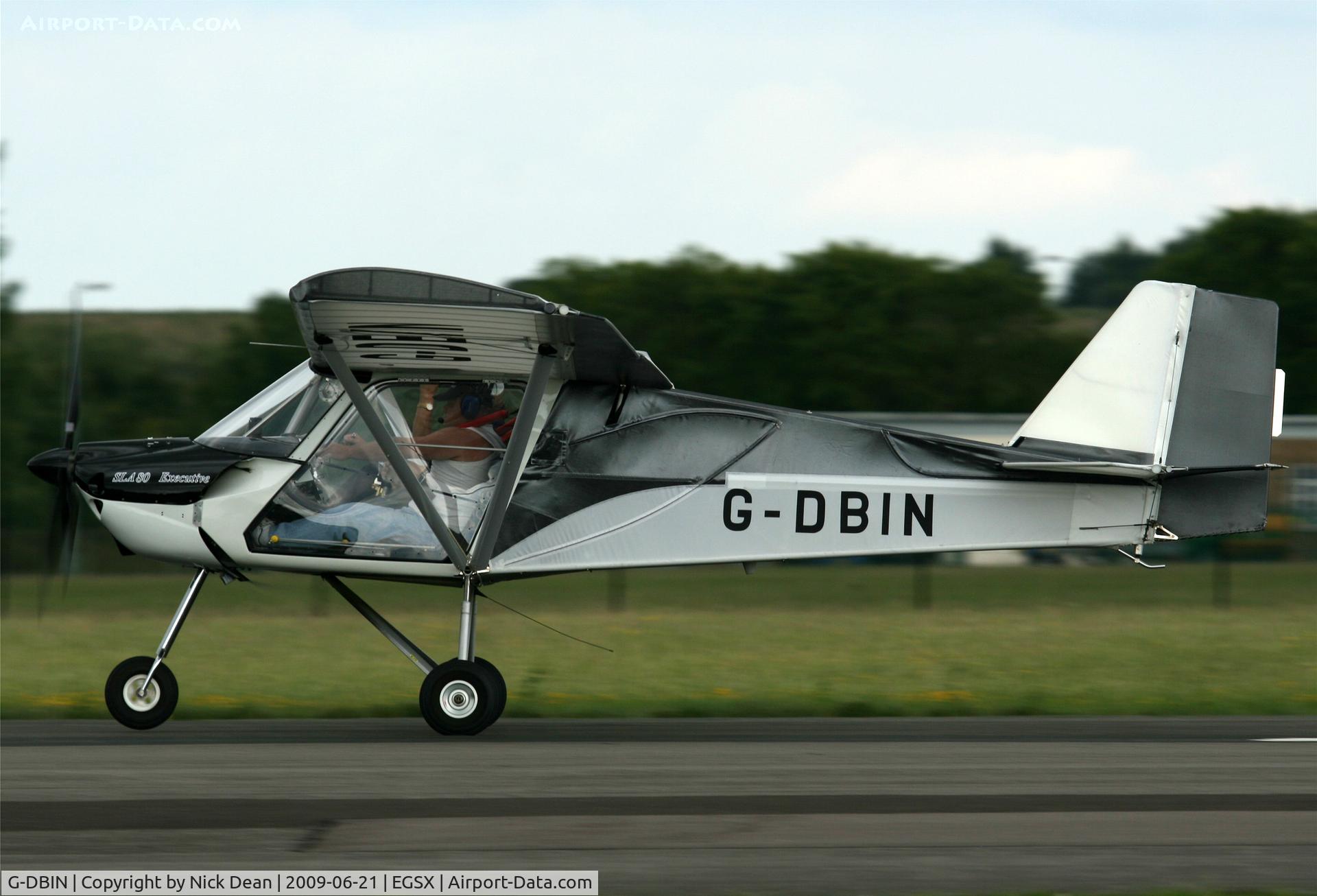 G-DBIN, 2008 Medway SLA 80 Executive C/N 070707, EGSX