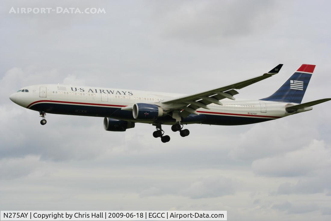 N275AY, 2000 Airbus A330-323 C/N 0370, US Airways