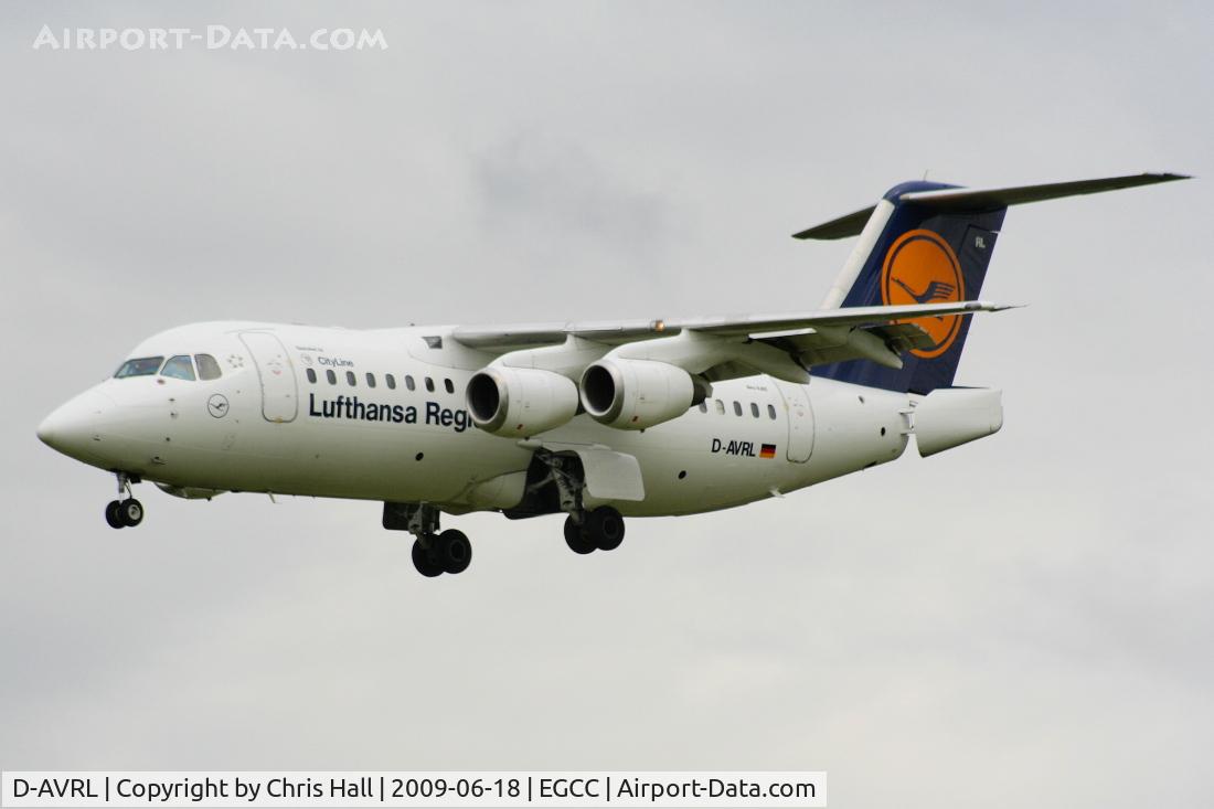 D-AVRL, 1996 British Aerospace Avro 146-RJ85 C/N E.2285, Lufthansa Regional operated by CityLine