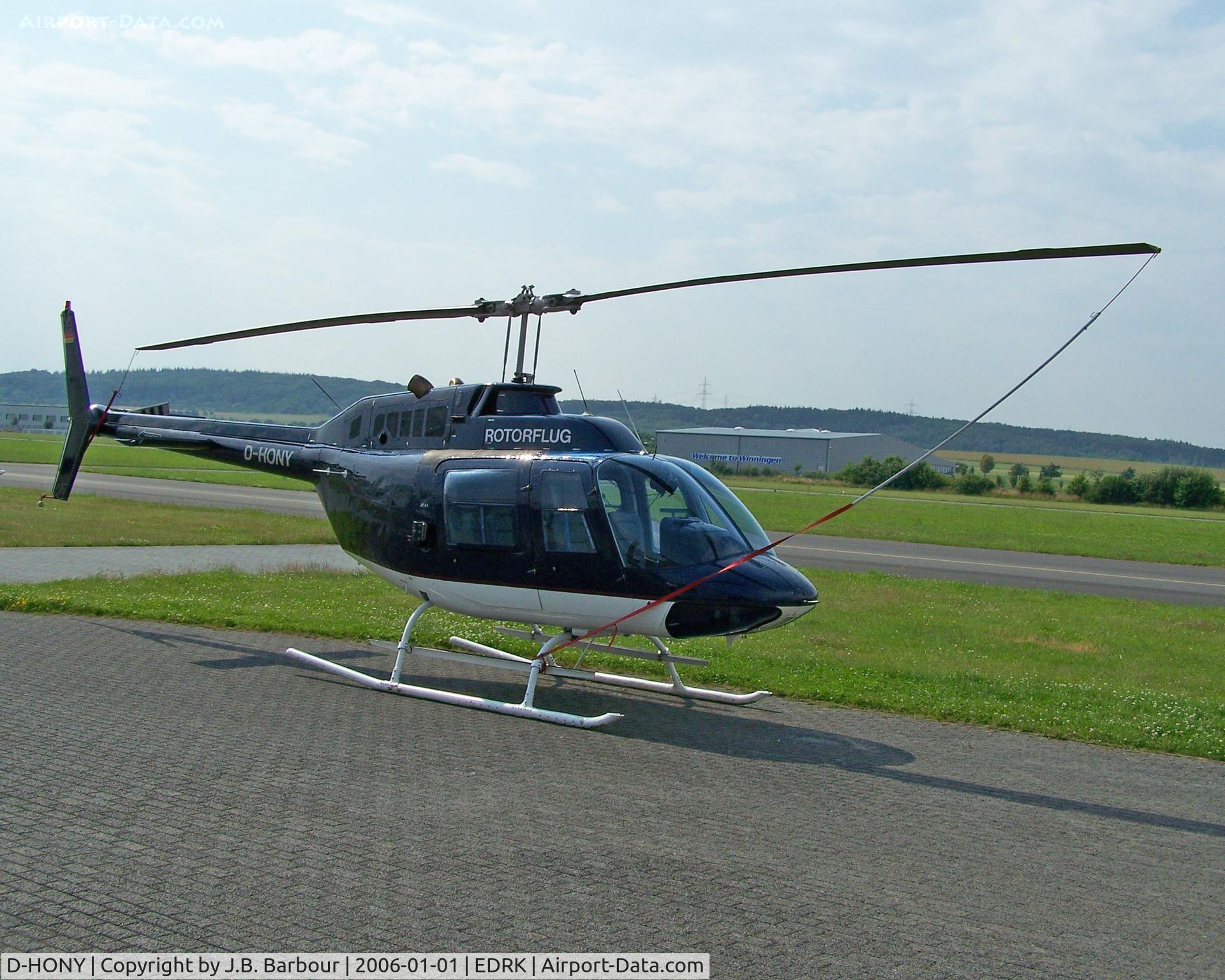 D-HONY, Bell 206B JetRanger III C/N 2433, A true work horse the Bell Ranger