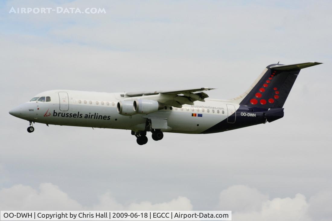 OO-DWH, 1998 British Aerospace Avro 146-RJ100 C/N E3340, Brussels Airlines