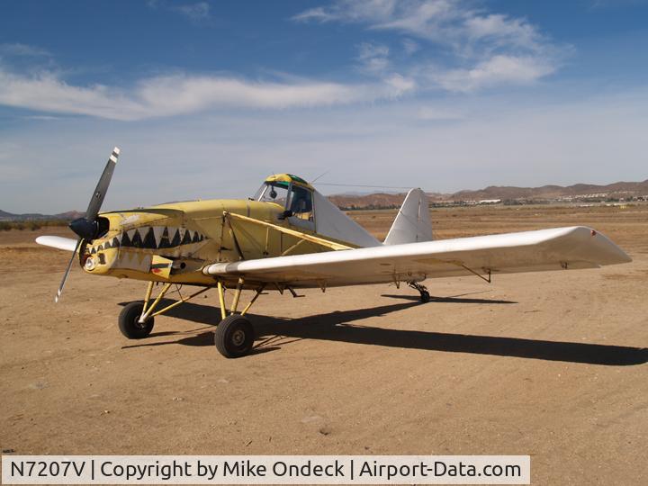 N7207V, 1965 Callair A-9 C/N 1243, Lake Elsinore Soaring Club Callair . glider tow plane