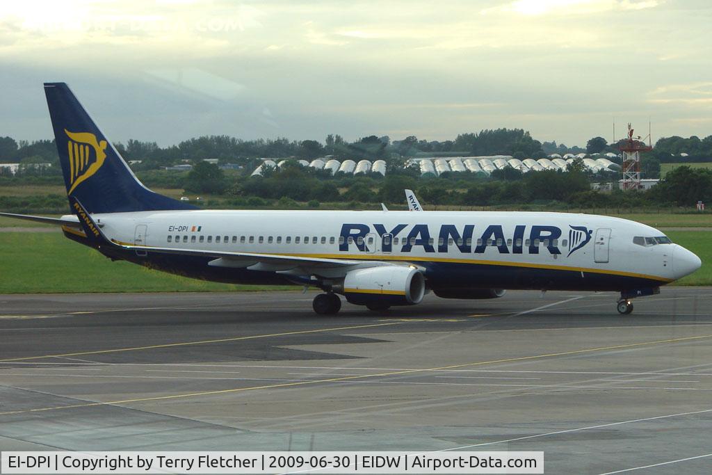 EI-DPI, 2007 Boeing 737-8AS C/N 33608, Ryanair B737 in the evening at Dublin