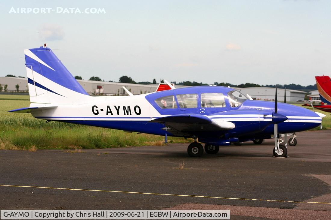 G-AYMO, 1965 Piper PA-23-250 Aztec C/N 27-2995, privately owned, Previous ID: 5Y-ACX