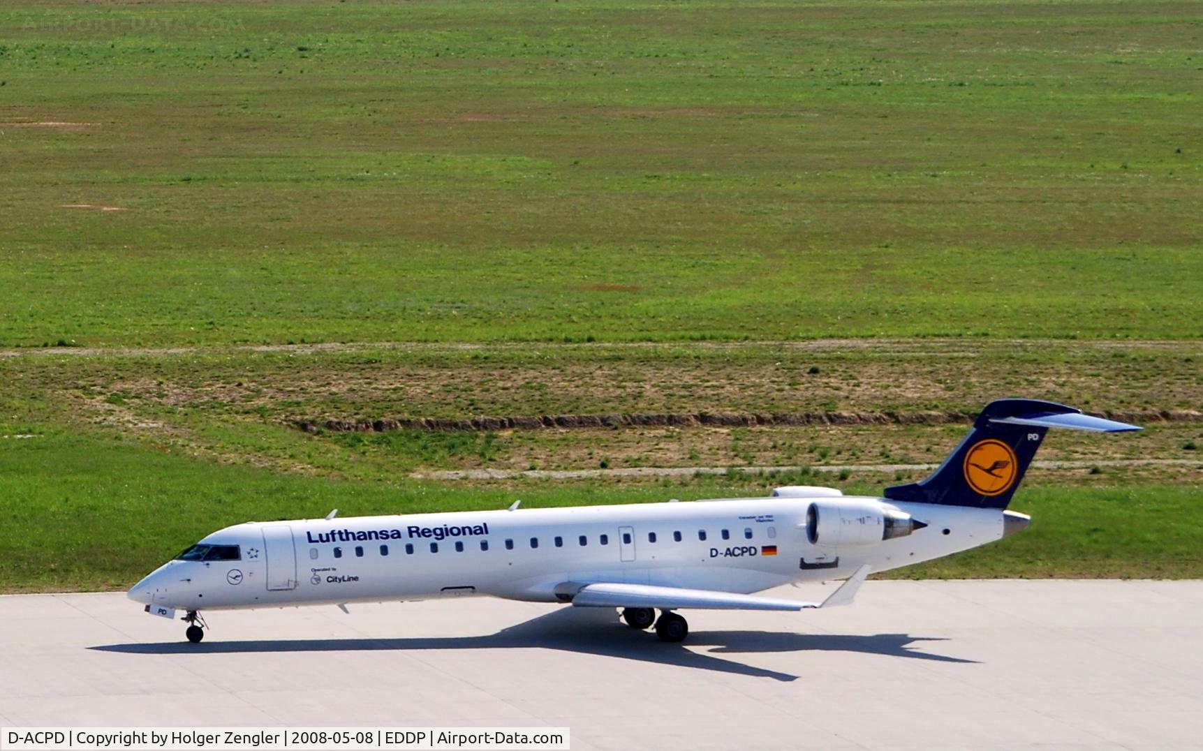 D-ACPD, 2001 Canadair CRJ-701ER (CL-600-2C10) Regional Jet C/N 10015, A city hopper is ready for a ride to Munich