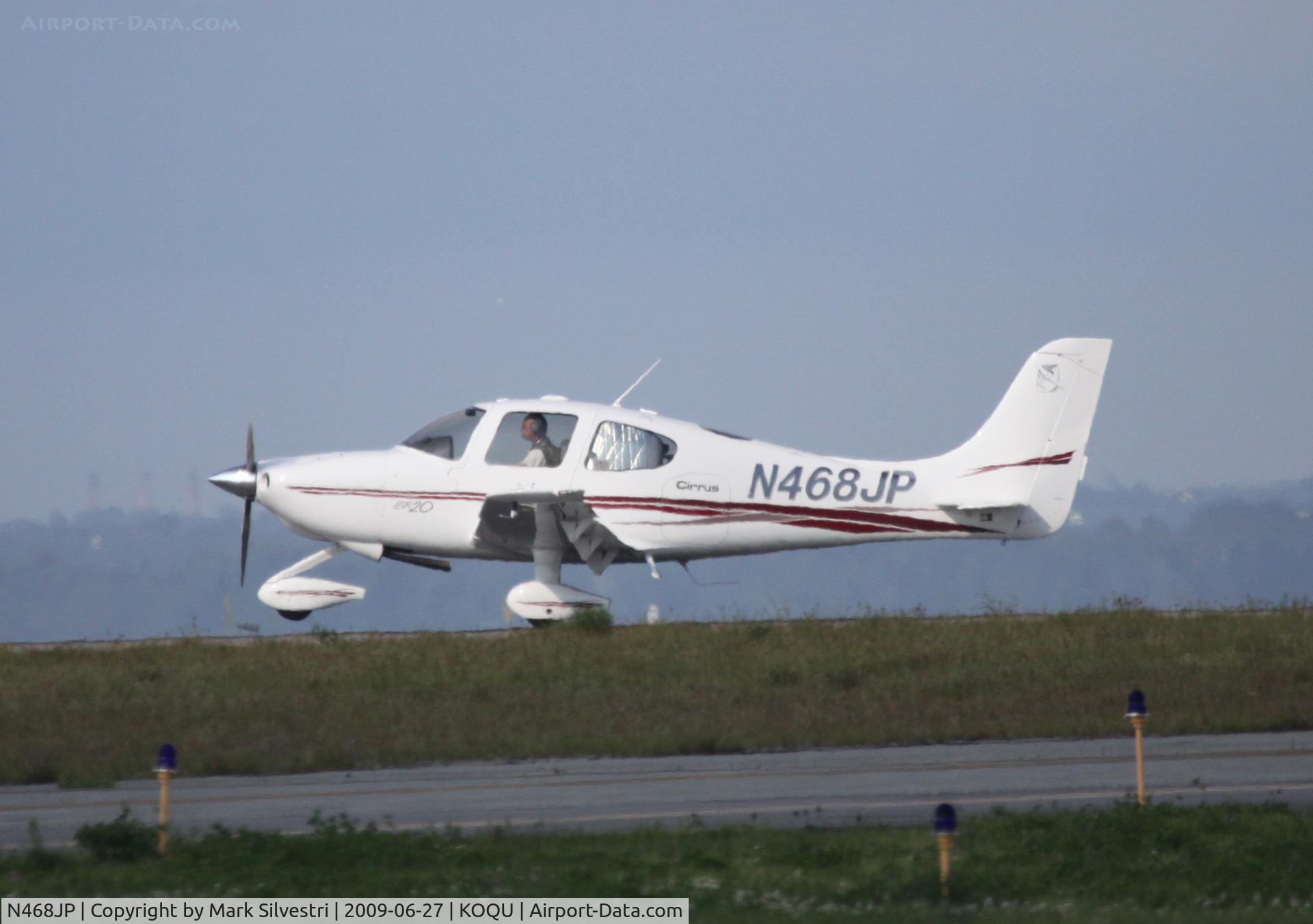 N468JP, 2002 Cirrus SR20 C/N 1261, 2009 Quonset Point, RI - Airshow