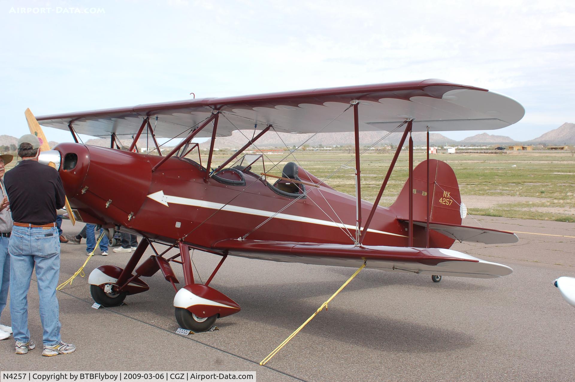 N4257, 2003 Hatz CB-1 C/N 312, Hatz at 51st Annual Cactus Fly-in Casa Grande, AZ, March 2009
