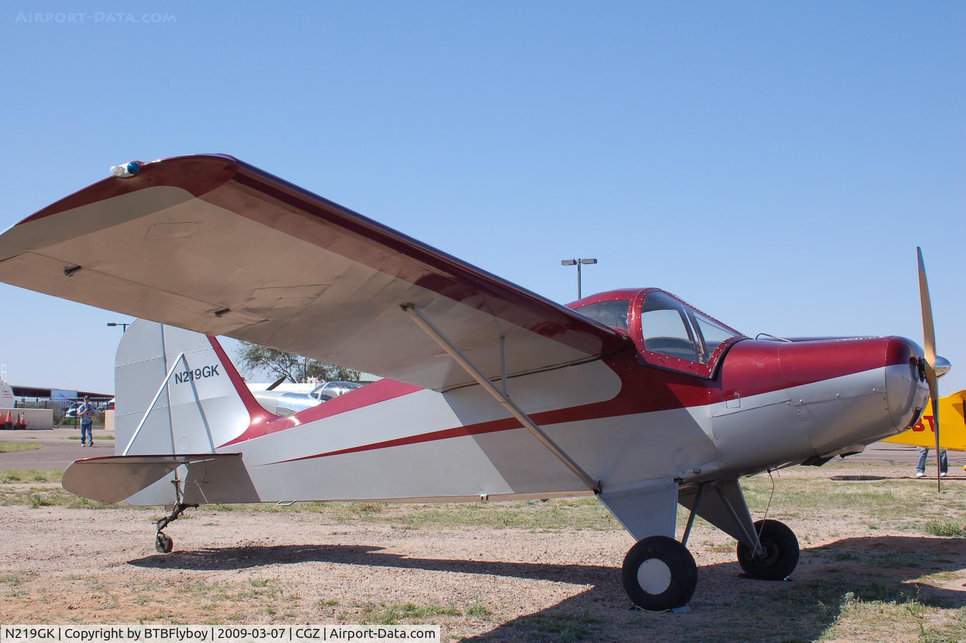N219GK, 1990 Hapi Cygnet SF-2A C/N 303, Cygnet at the 51st Annual Cactus Fly-in, Casa Grande, AZ, March 2009