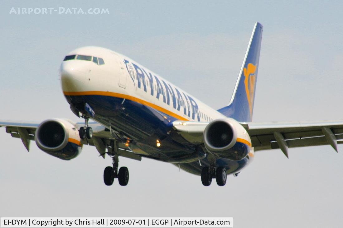 EI-DYM, 2008 Boeing 737-8AS C/N 36575, Ryanair Boeing 737-8AS/WL