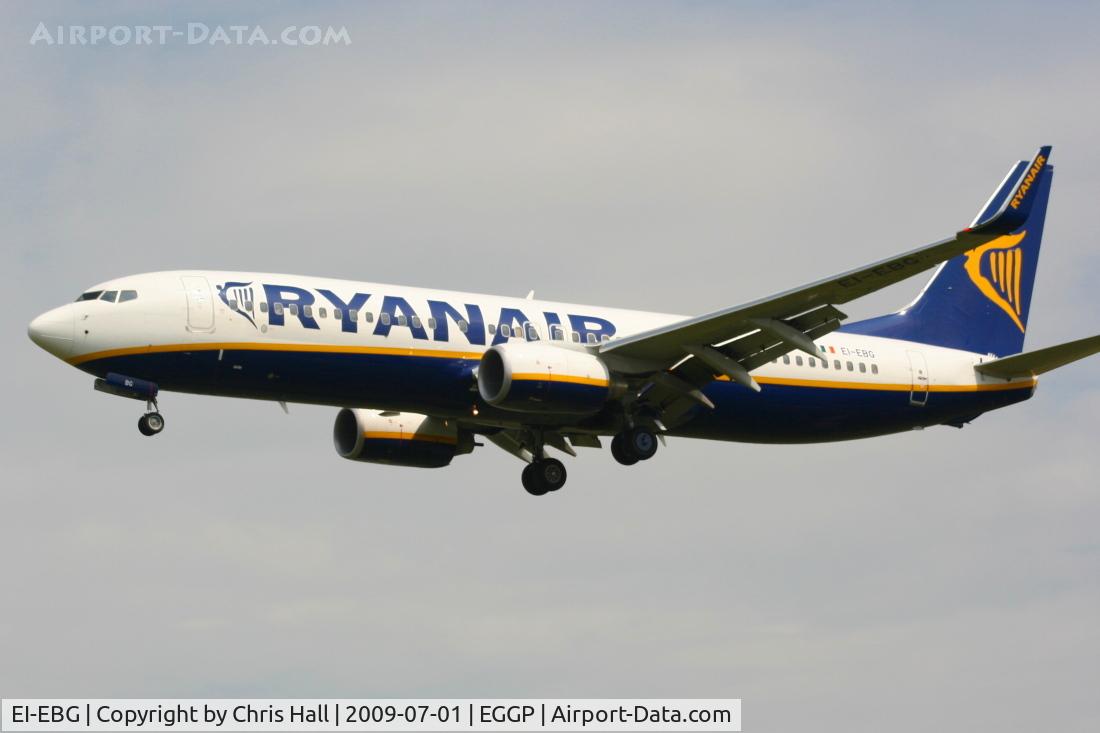 EI-EBG, 2009 Boeing 737-8AS C/N 37525, Ryanair Boeing 737-8AS/WL