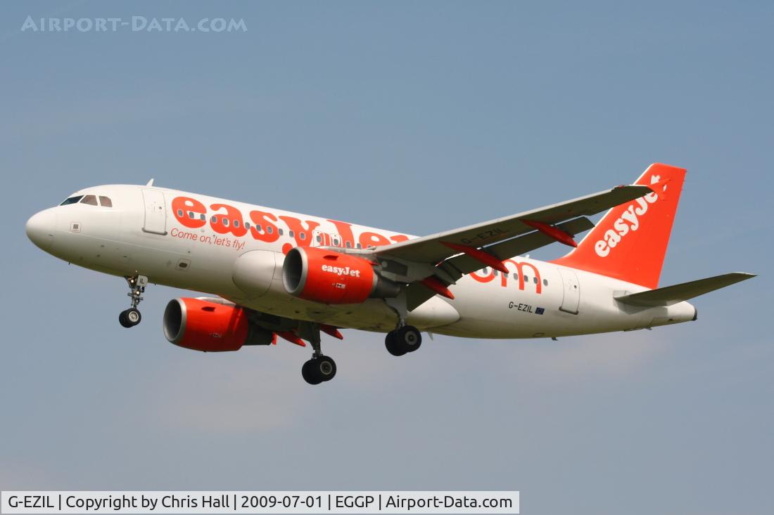 G-EZIL, 2005 Airbus A319-111 C/N 2492, Easyjet