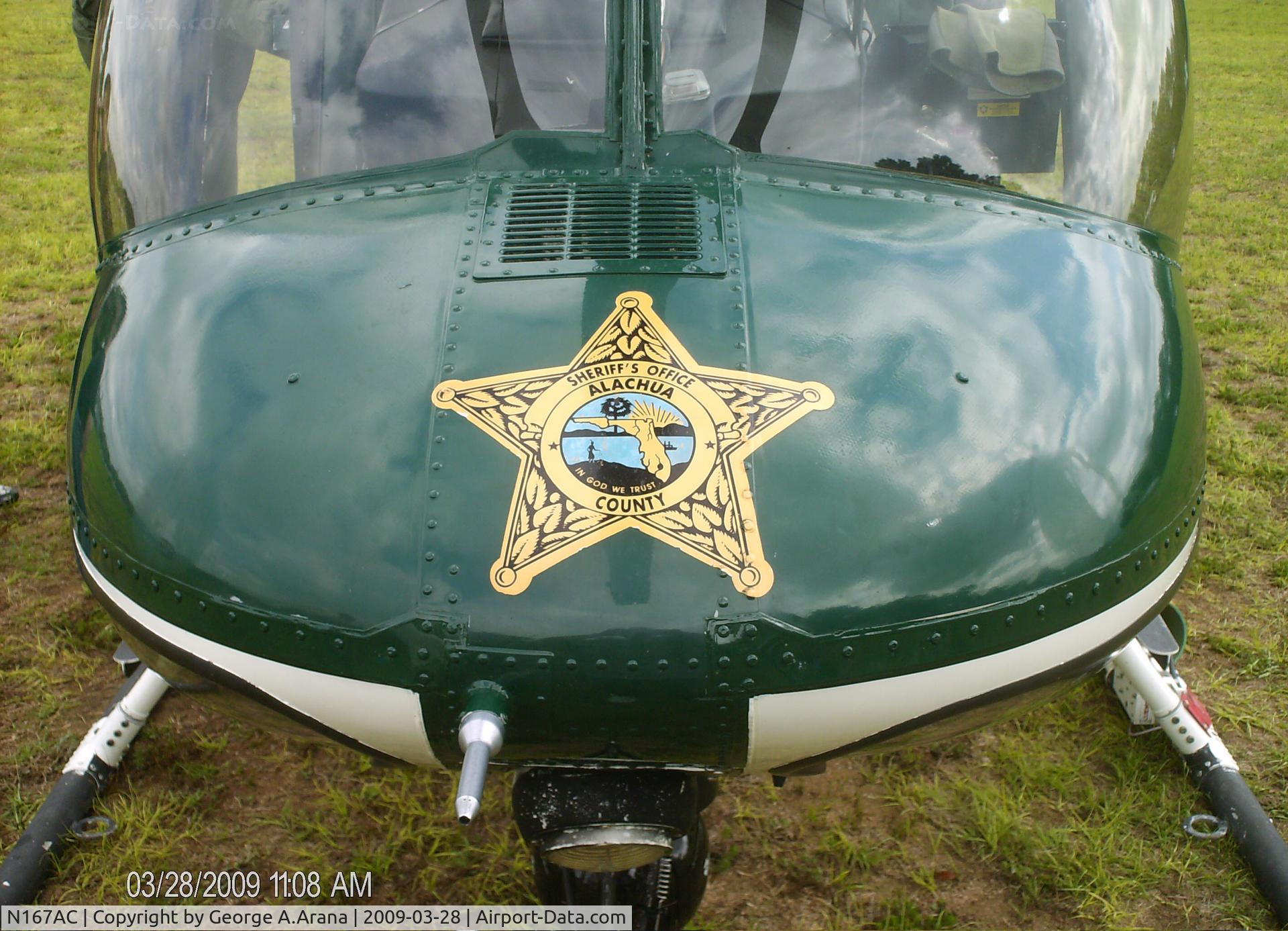 N167AC, Bell OH-58A C/N 70-15620, Nose details