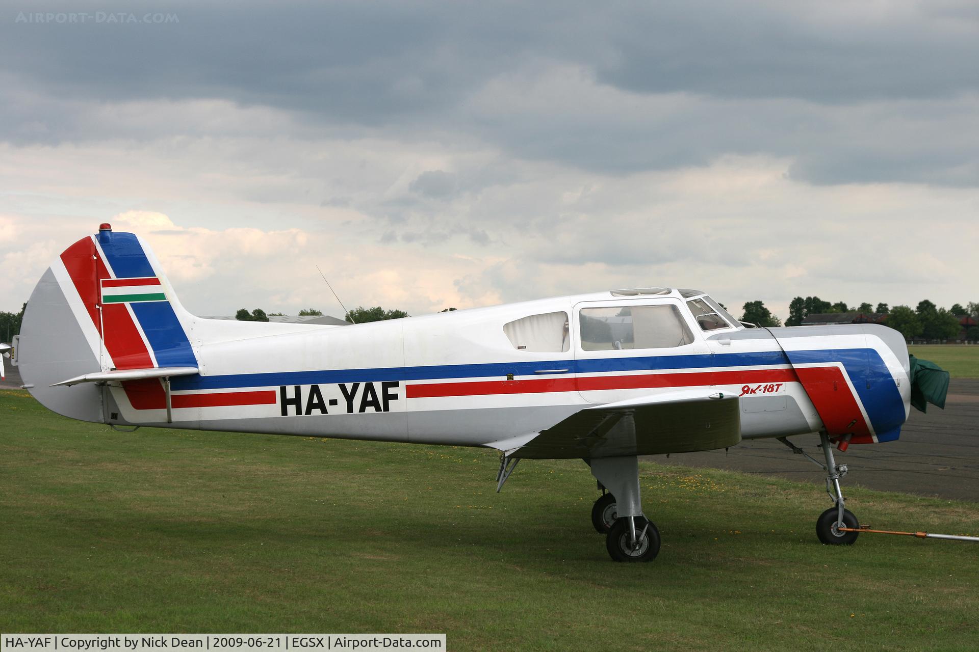 HA-YAF, 1994 Yakovlev Yak-18T C/N 08-34, EGSX