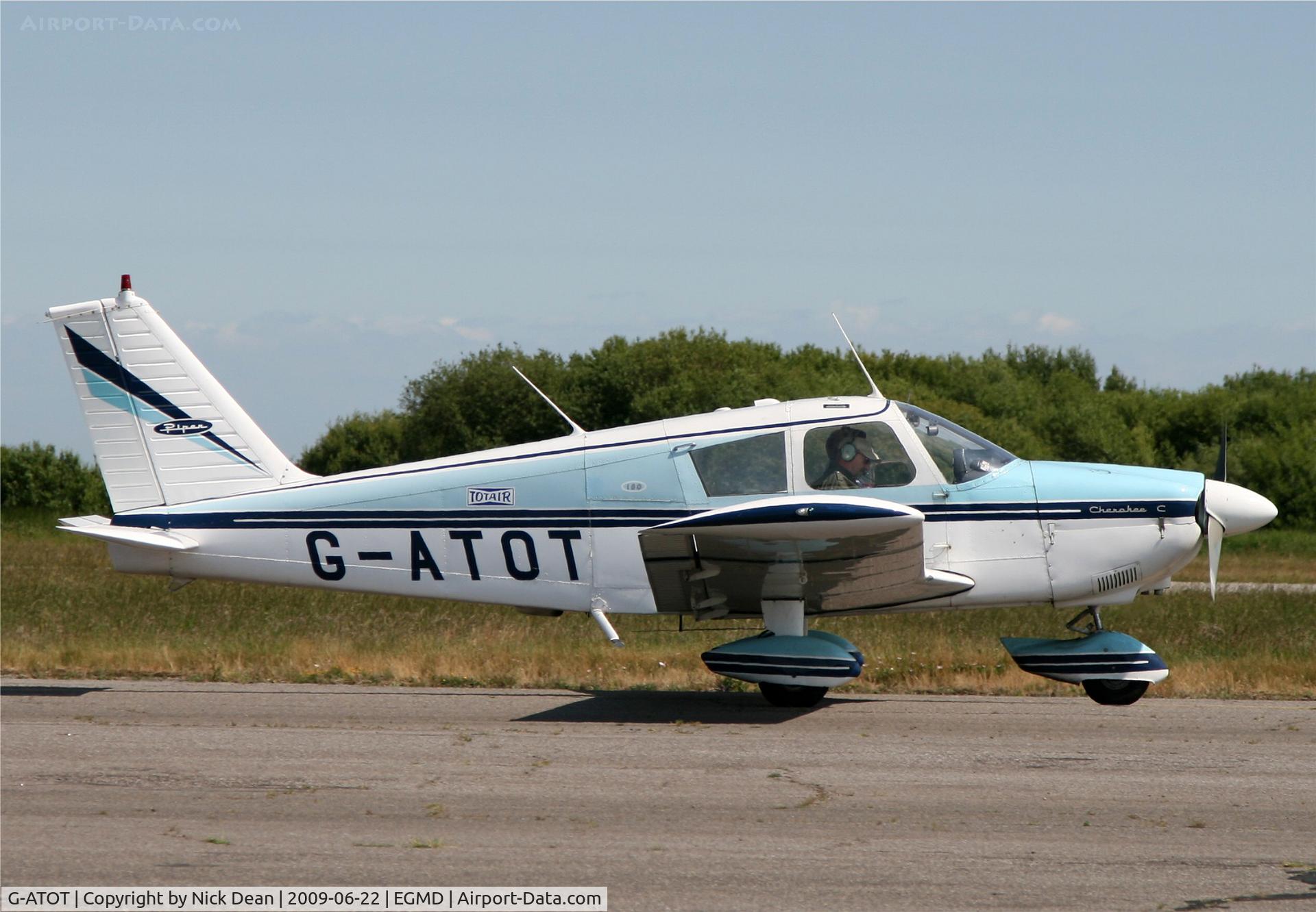 G-ATOT, 1966 Piper PA-28-180 Cherokee C C/N 28-3061, EGMD