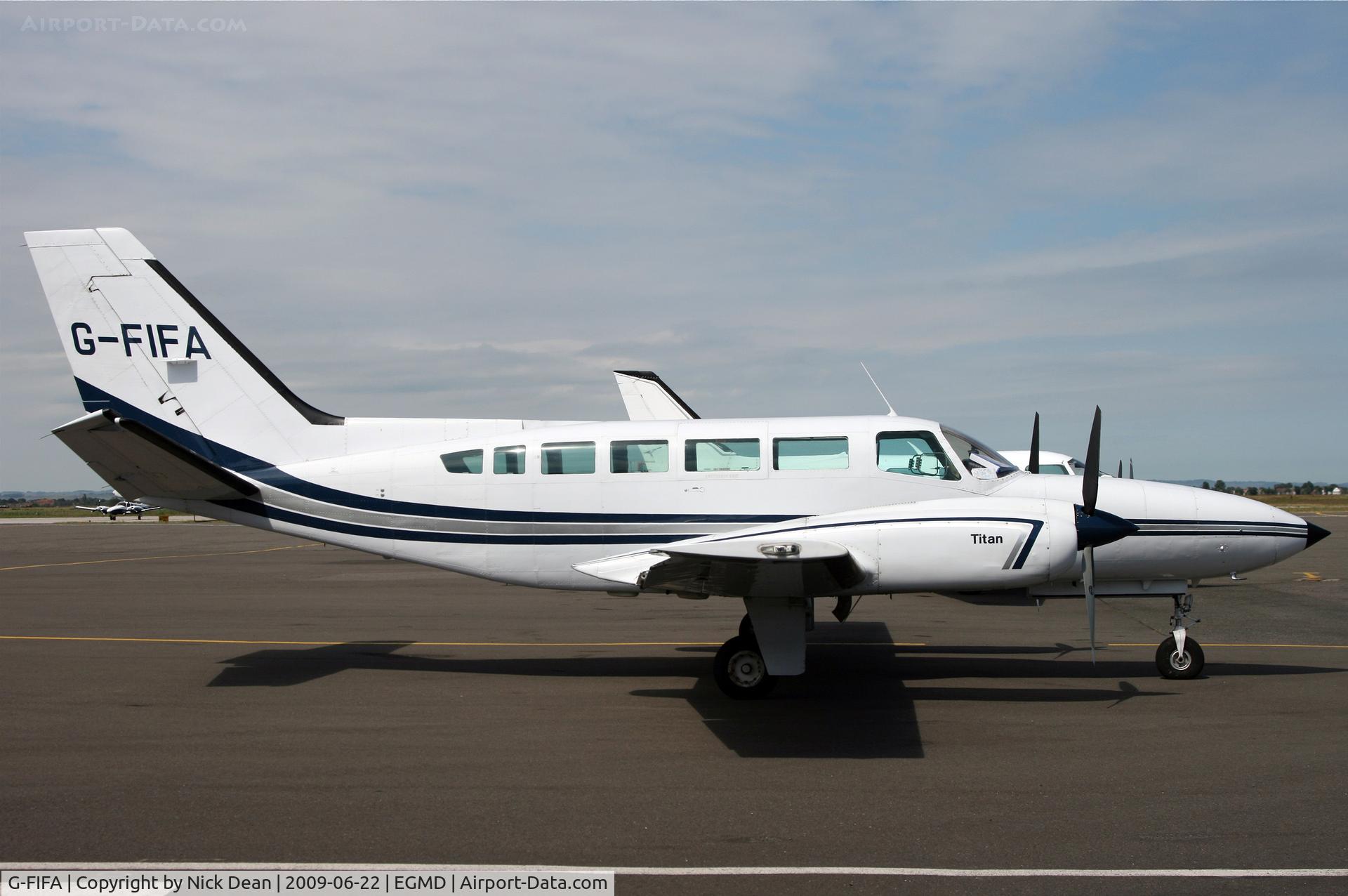 G-FIFA, 1980 Cessna 404 II Titan C/N 404-0644, EGMD
