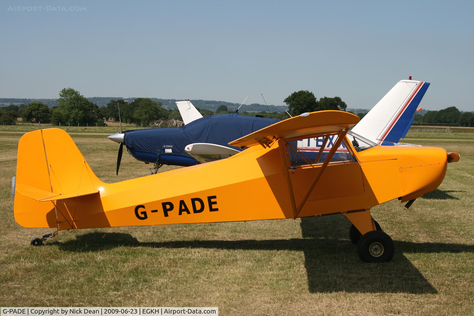 G-PADE, 2004 Escapade Jabiru(3) C/N BMAA/HB/369, EGKH