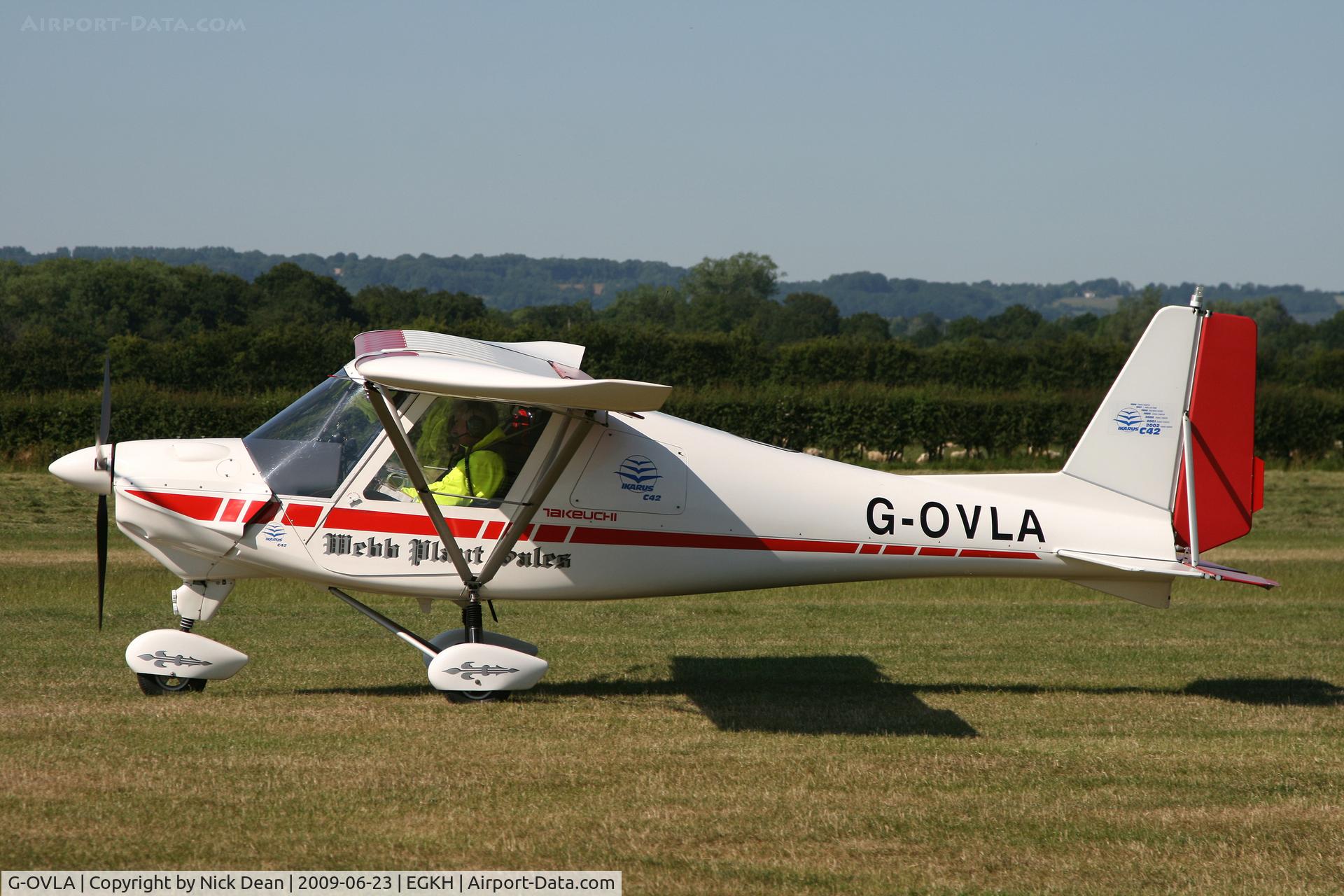 G-OVLA, 2003 Comco Ikarus C42 FB UK C/N PFA 322-14028, EGKH