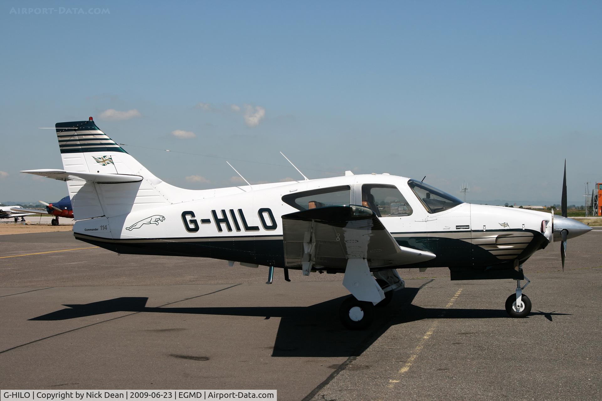 G-HILO, 1977 Rockwell Commander 114 C/N 14224, EGMD