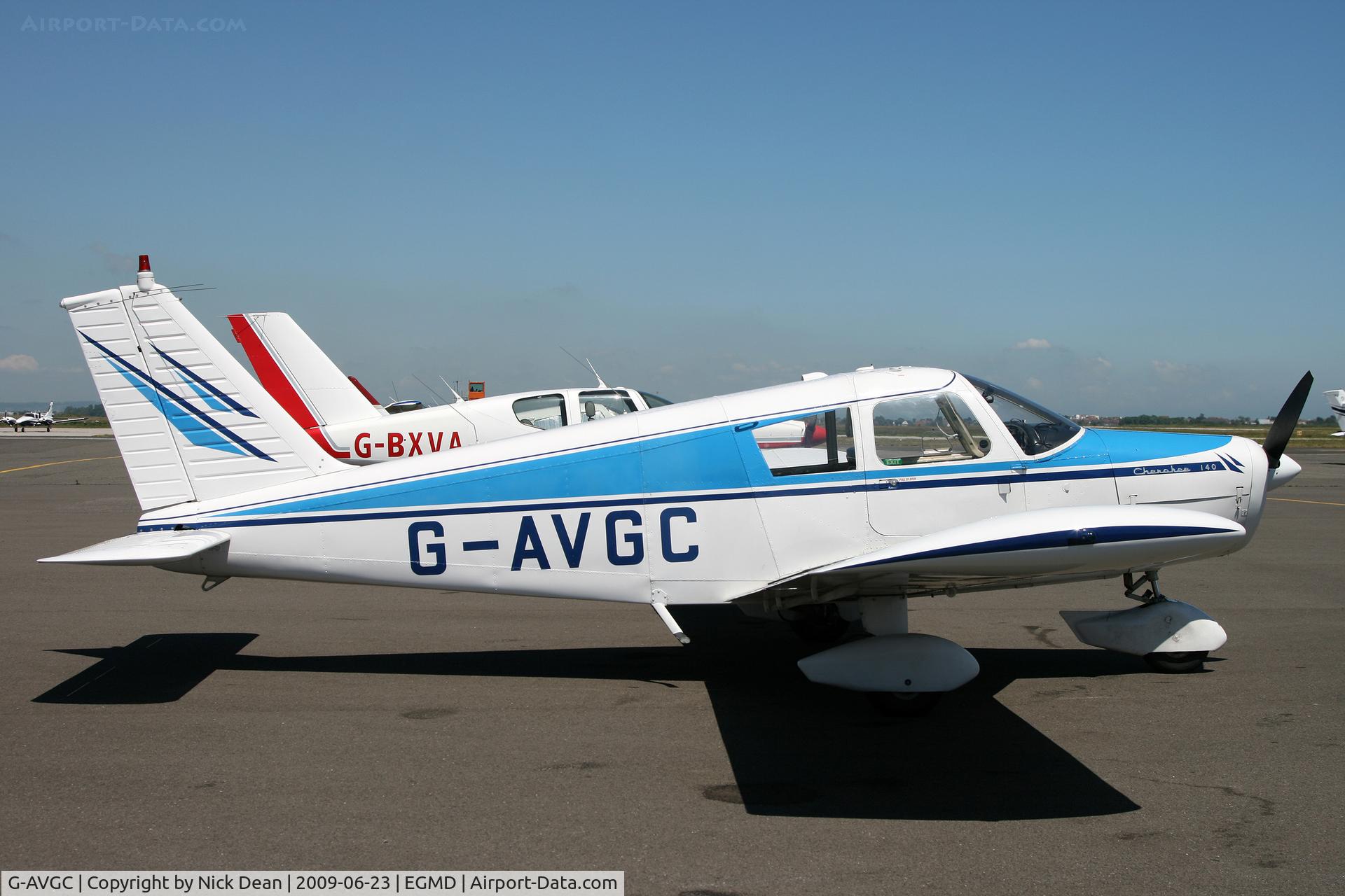 G-AVGC, 1967 Piper PA-28-140 Cherokee C/N 28-22777, EGMD