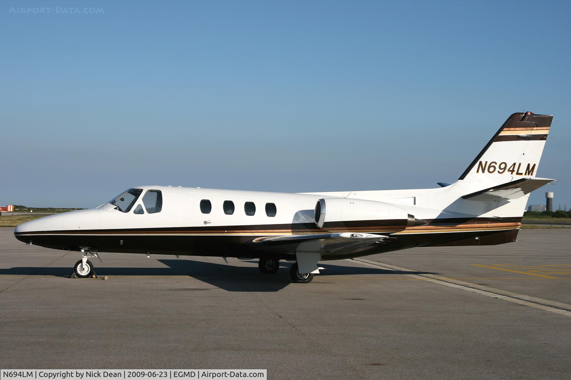 N694LM, 1977 Cessna 500 Citation C/N 500-0354, EGMD