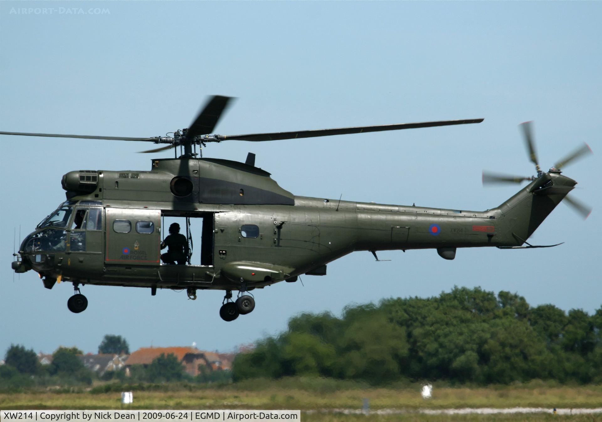 XW214, 1971 Westland Puma HC.1 C/N 1120, EGMD