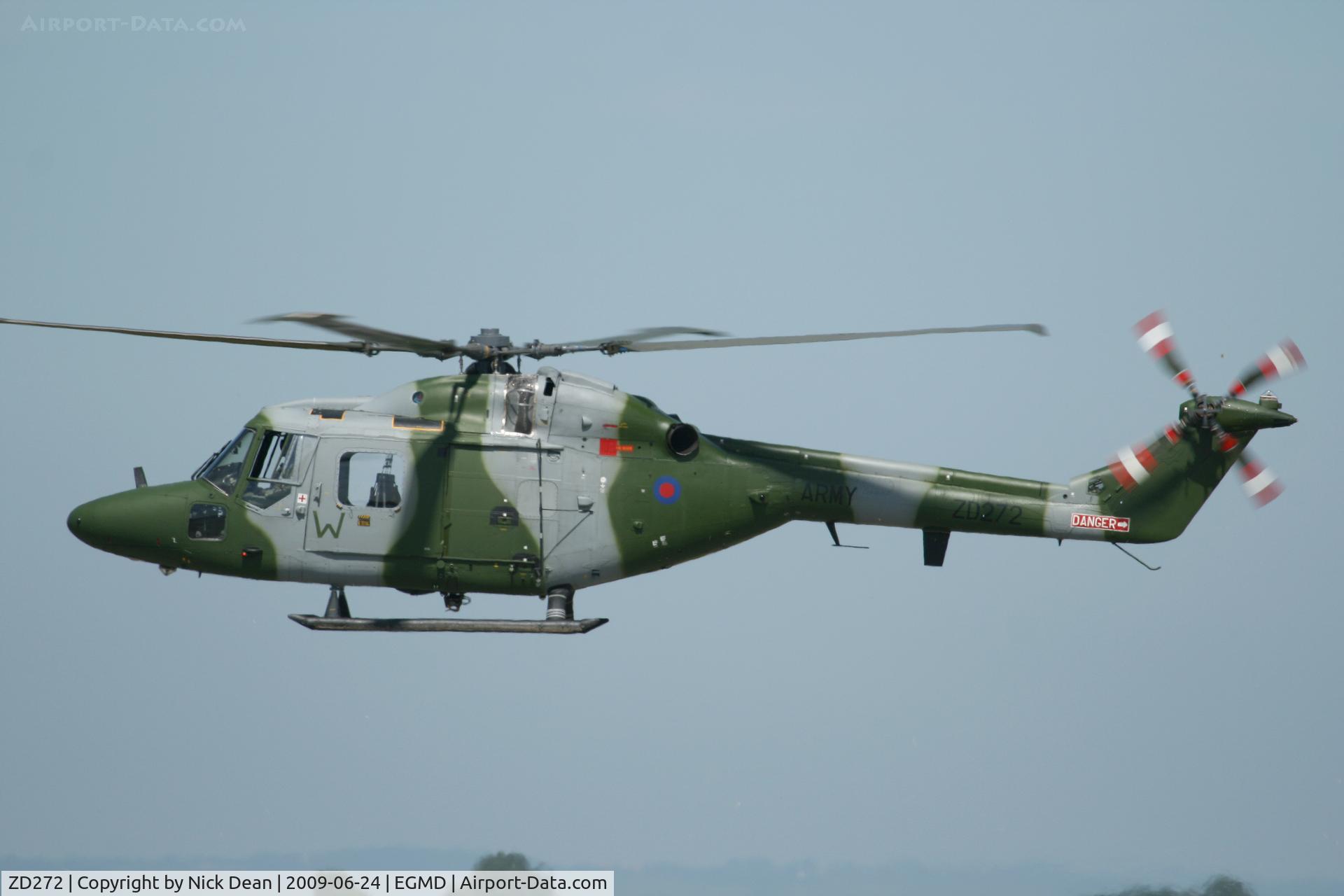 ZD272, 1983 Westland Lynx AH.7 C/N 274, EGMD