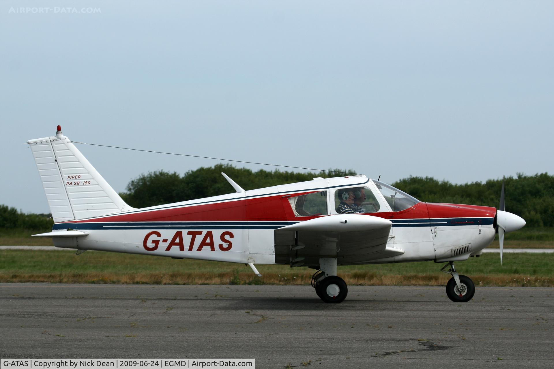 G-ATAS, 1964 Piper PA-28-180 Cherokee C/N 28-2137, EGMD