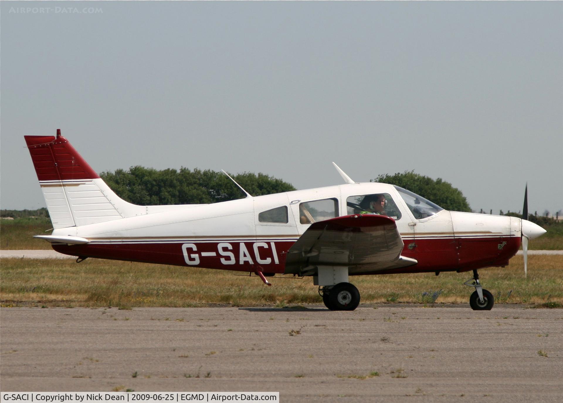 G-SACI, 1982 Piper PA-28-161 Cherokee Warrior II C/N 28-8216123, EGMD