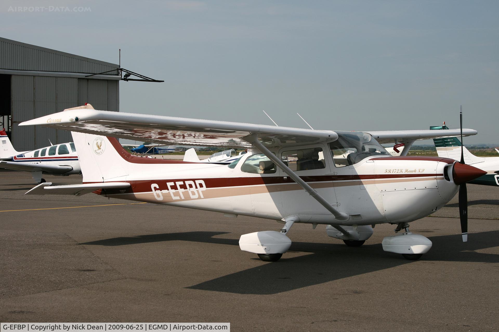 G-EFBP, 1980 Reims FR172K Hawk XP C/N 0664, EGMD