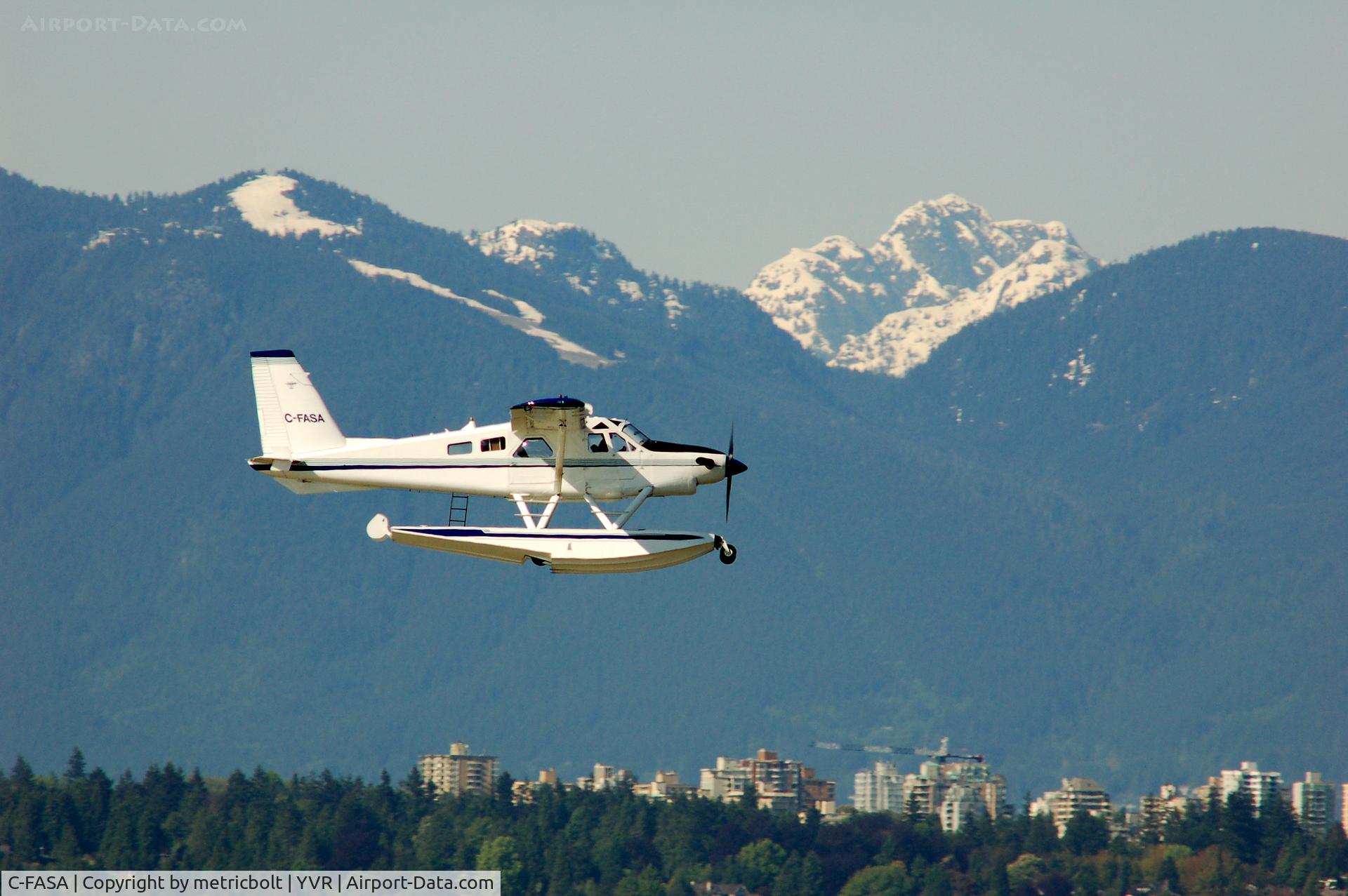 C-FASA, 1966 De Havilland Canada DHC-2 Turbo Beaver Mk.3 C/N 1640TB22, Landing at YVR
