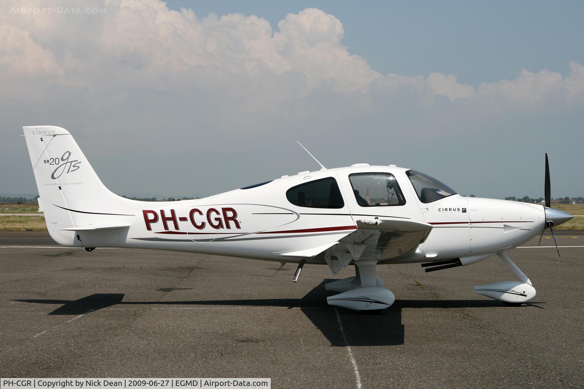 PH-CGR, 2008 Cirrus SR20 G3 GTS C/N 1960, EGMD