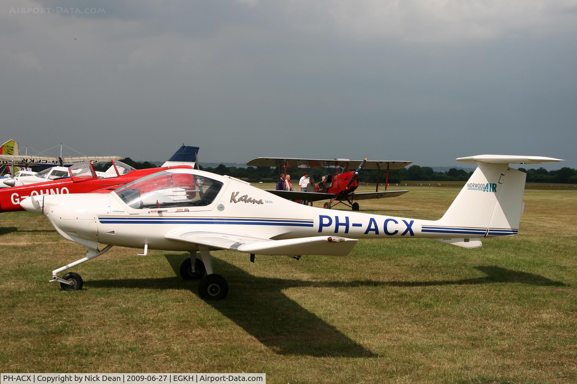 PH-ACX, 1994 Diamond DA-20A-1 Katana C/N 10008, EGKH