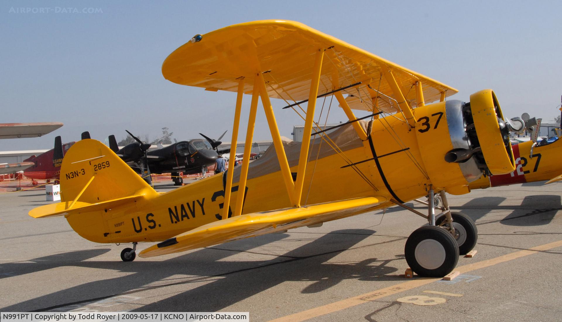 N991PT, 1938 Naval Aircraft Factory N3N-3 C/N 2859, Chino Airshow 2009