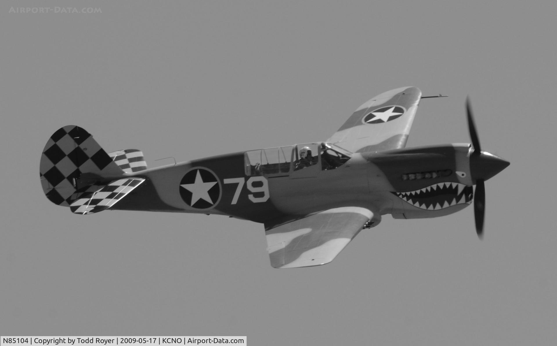 N85104, Curtiss P-40N-5CU Kittyhawk C/N 28954/F858, Chino Airshow 2009