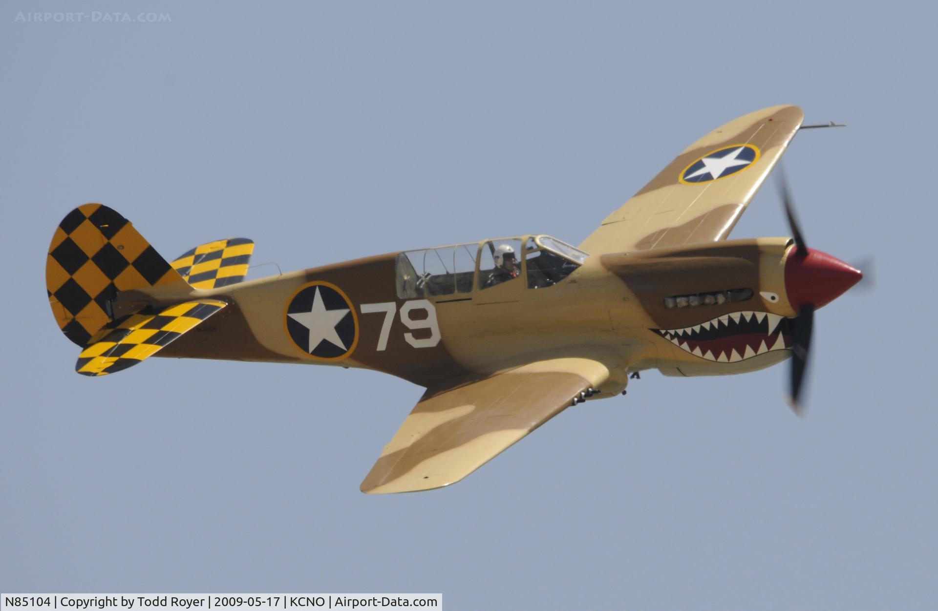 N85104, Curtiss P-40N-5CU Kittyhawk C/N 28954/F858, Chino Airshow 2009