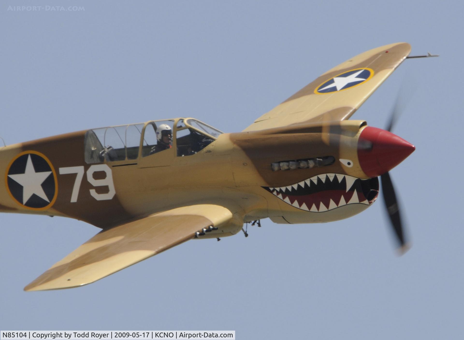 N85104, Curtiss P-40N-5CU Kittyhawk C/N 28954/F858, Chino Airshow 2009