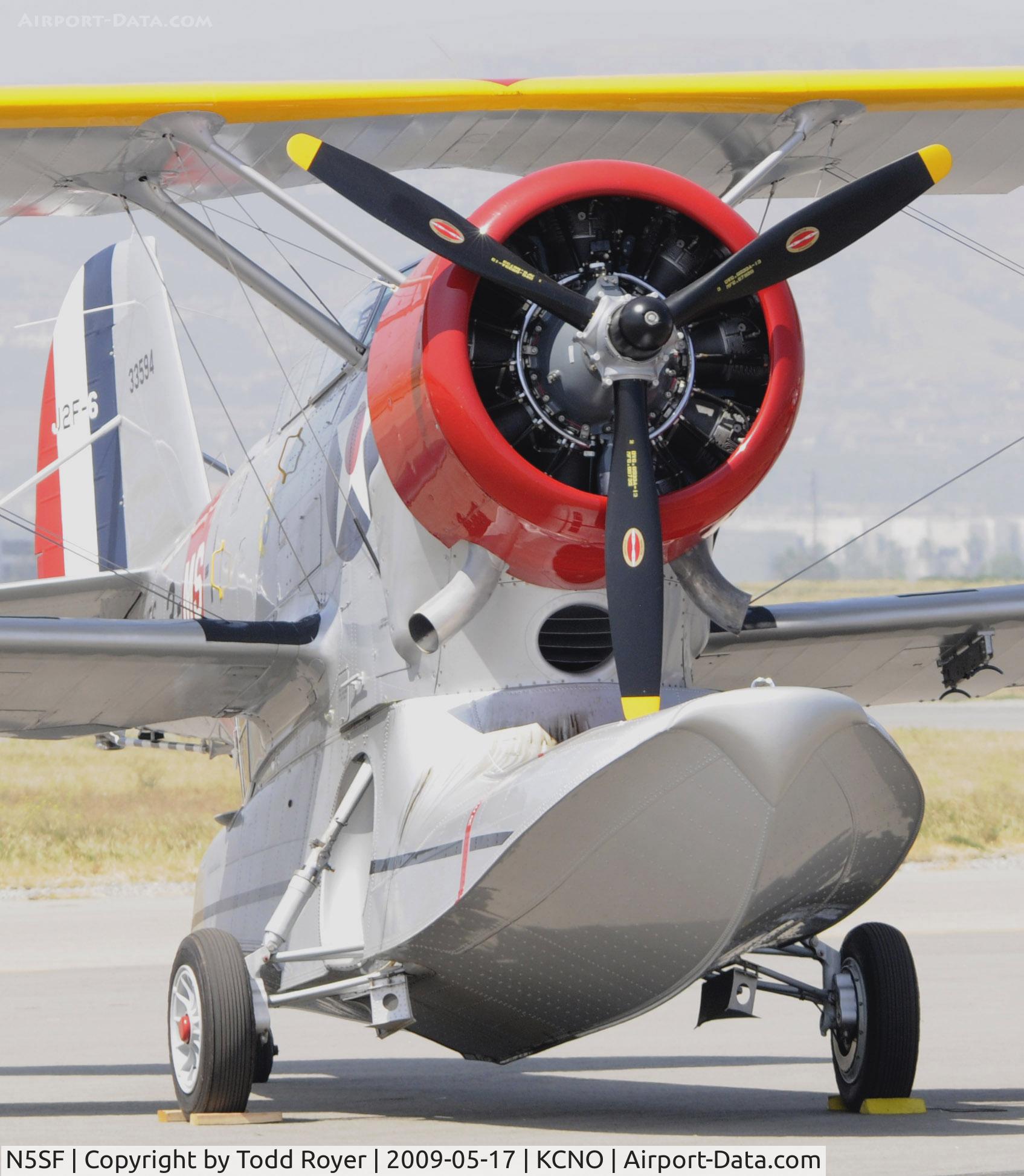 N5SF, 1939 Grumman J2F-6 Duck C/N Not found 33594/N1273N/N5SF, Chino Airshow 2009