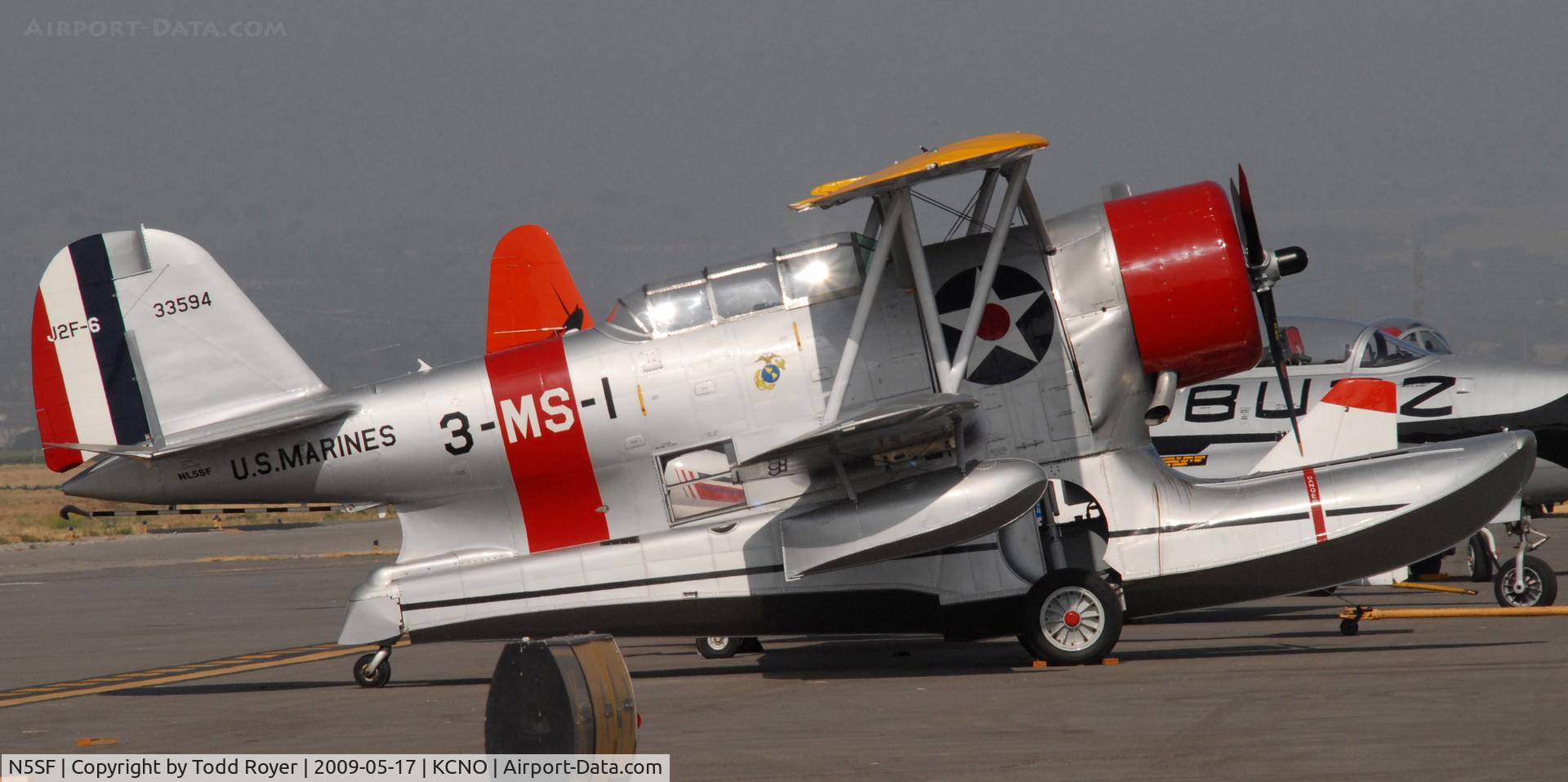 N5SF, 1939 Grumman J2F-6 Duck C/N Not found 33594/N1273N/N5SF, Chino Airshow 2009