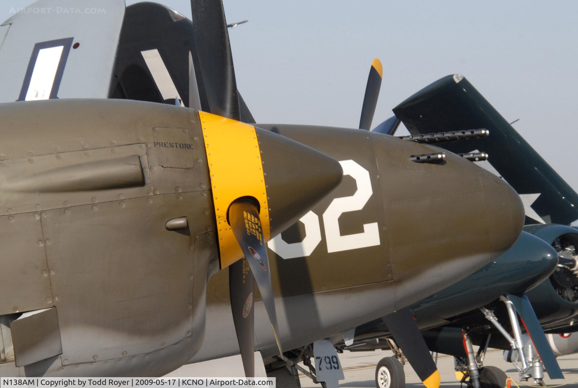 N138AM, 1943 Lockheed P-38J Lightning C/N 44-23314, Chino Airshow 2009