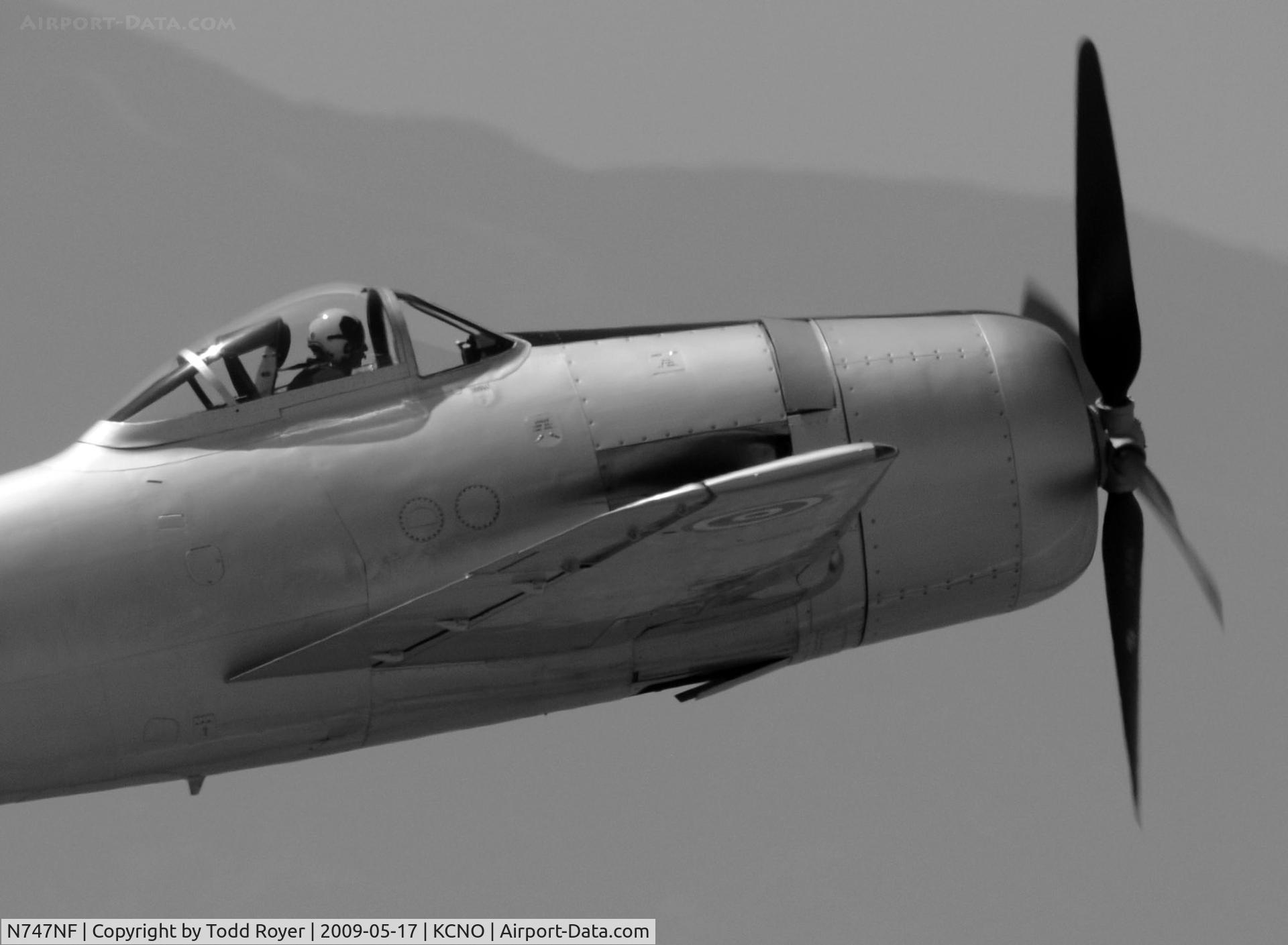 N747NF, Grumman F8F-2 (G58) Bearcat C/N D.988, Chino Airshow 2009