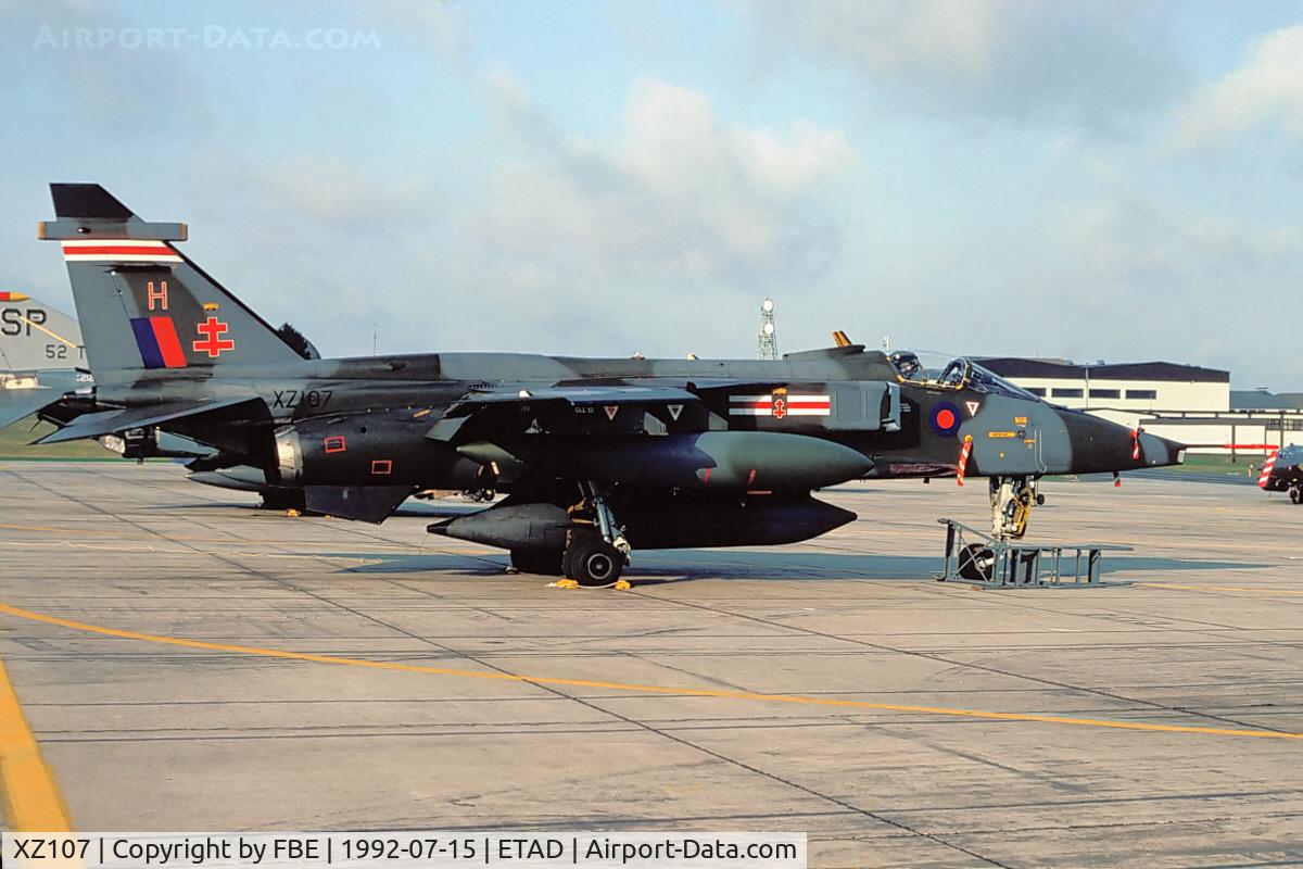 XZ107, 1976 Sepecat Jaguar GR.1A C/N S.108, open house at Spangdahlem AB