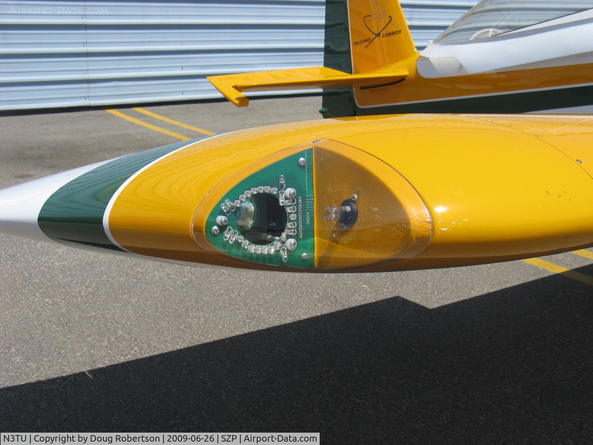 N3TU, 2006 Vans RV-8 C/N 81951, 2006 Miller VAN's RV-8 'Volcano Cowboy', the latest in aircraft lighting-integrated L.E.Ds.