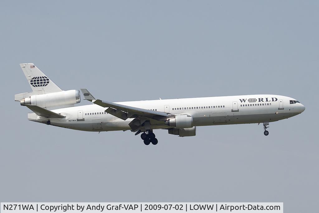 N271WA, 1992 McDonnell Douglas MD-11 C/N 48518, World Airways MD11
