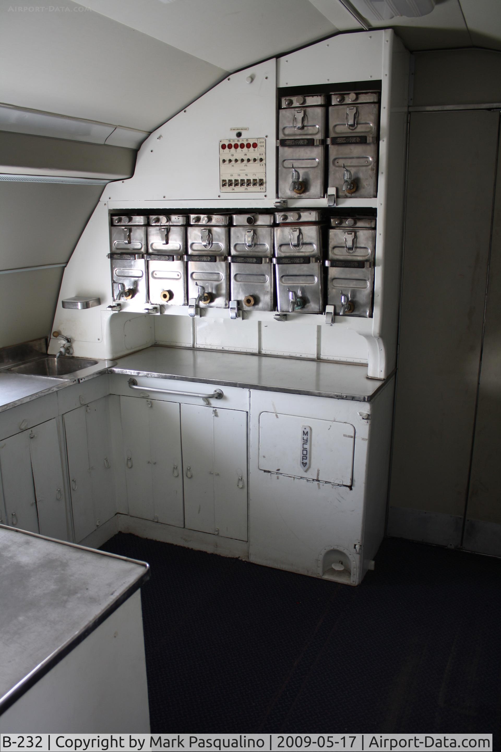 B-232, Ilyushin Il-18V C/N 184007605, Ilyushin Il-18V located at Datangshan, China